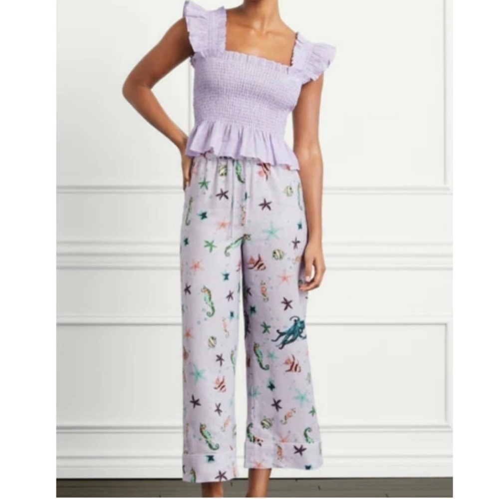 Hill House Lavender Wide Leg Pants